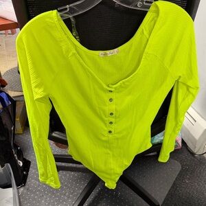 Heart and hips neon bodysuit L // 111229